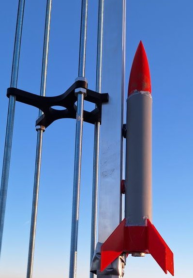 Cardboard/PVC model rockets with 3D-printed fins and nose cones